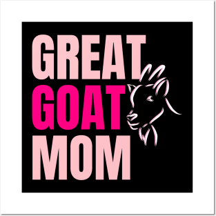 Goat Mom Posters and Art